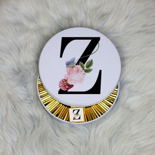 Z Harfi Metal Kutuda Çikolata 100 Adet