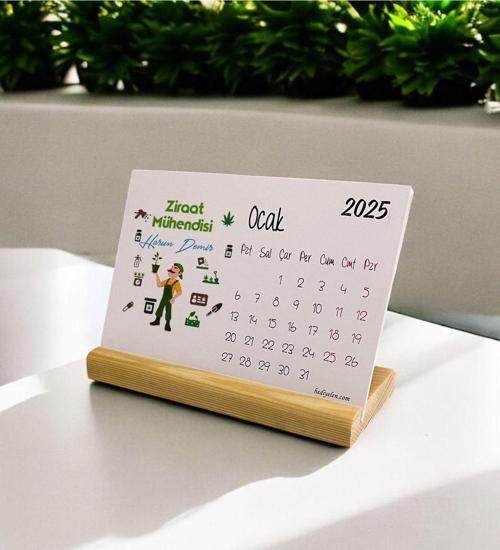 2025 Ziraat Mühendisi Masa Takvimi