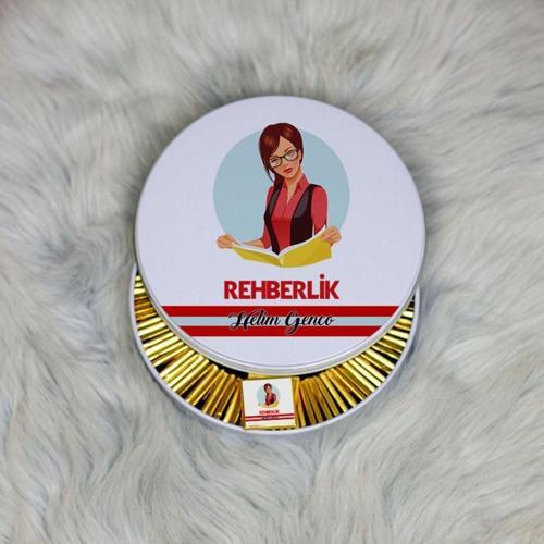 Rehberlik Metal Kutuda Çikolata 100 Adet