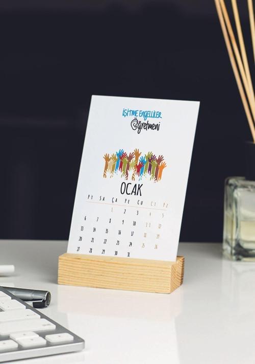 2024 Işitme Engelliler Öğretmeni Masa Takvimi