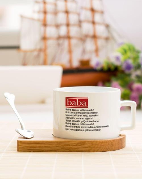 Babaya Hediye Çay Kahve Fincanı