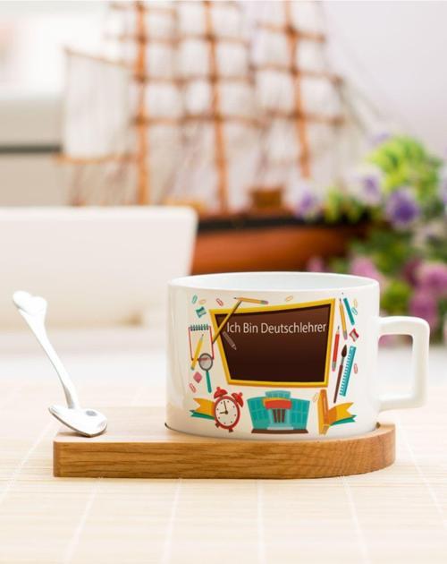 Ich Bin Deutschlehrer Çay Kahve Fincanı