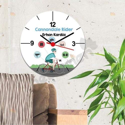 Bisikletci Duvar Saati