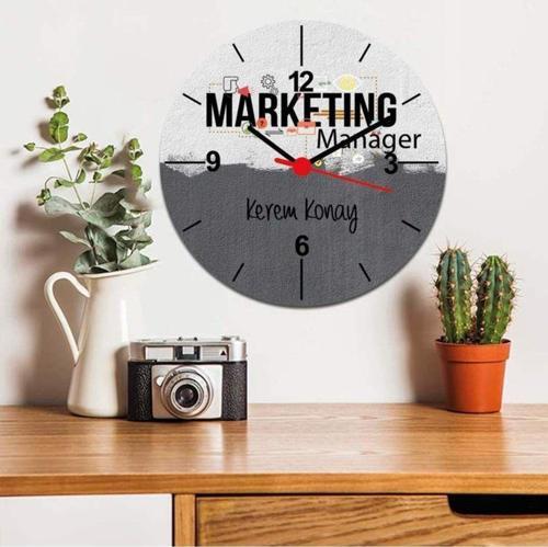 Marketing Manager Duvar Saati