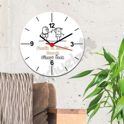 Plastik Ve Estetik Cerrah Duvar Saati 001