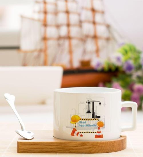 Yüksek Inşaat Mühendisi Çay Kahve Fincanı