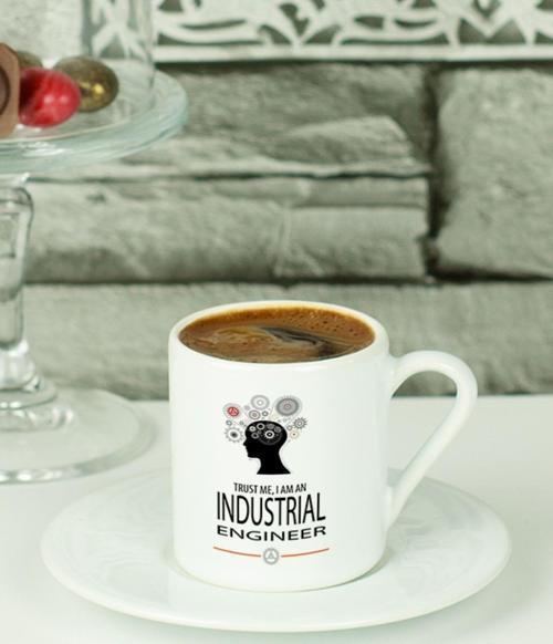 Industrail Engineering Türk Kahvesi Fincanı Beyaz