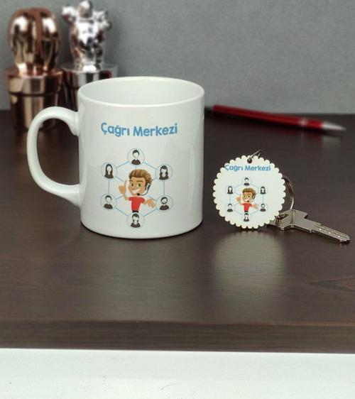 Çağrı Merkezi Kupa Bardak Ve Anahtarlık Set