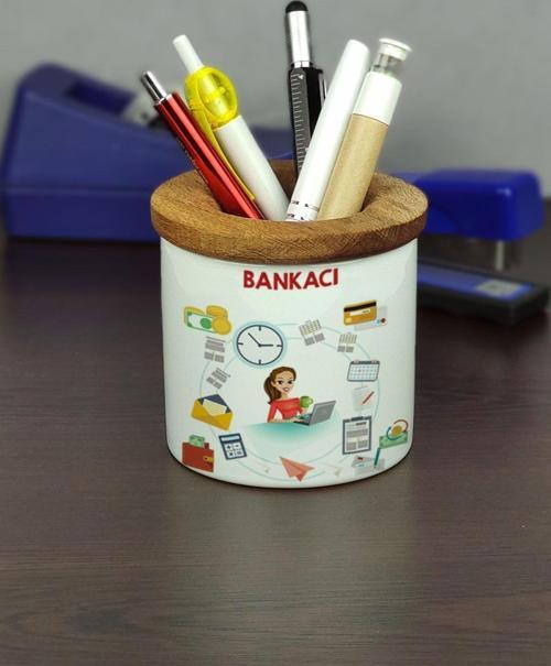 Bankacı Seramik Kalemlik
