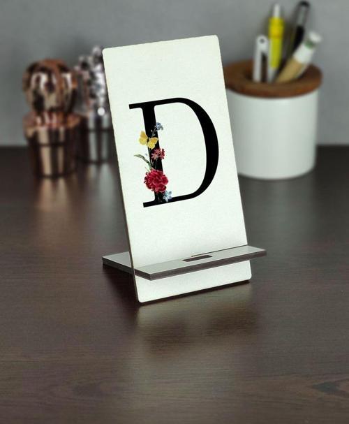 D Harfi Telefon Standı