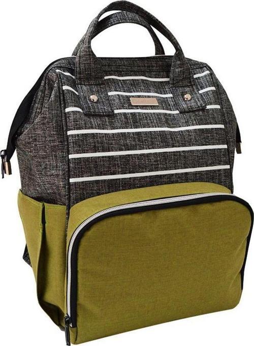 Lby-302 Gri+Koyu Yeşil Sırt Çantası