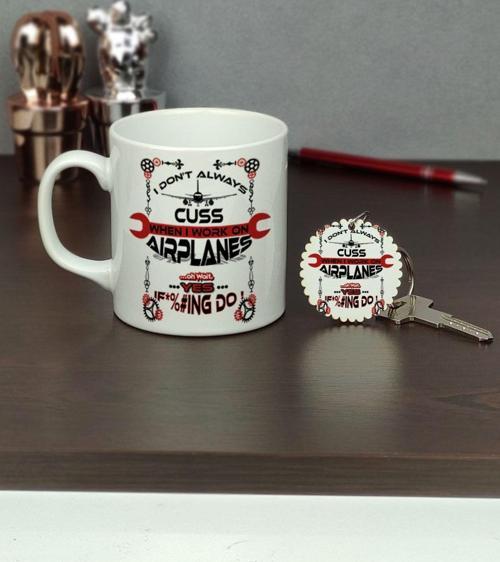 Airplanes Kupa Bardak Ve Anahtarlık Set