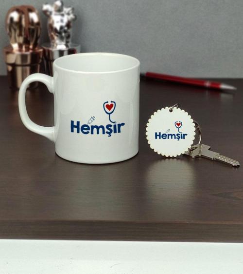 Hemşir Kupa Bardak Ve Anahtarlık Set