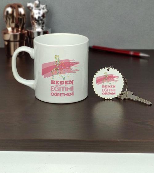 Beden Eğitimi Öğretmeni Kupa Bardak Ve Anahtarlık Set