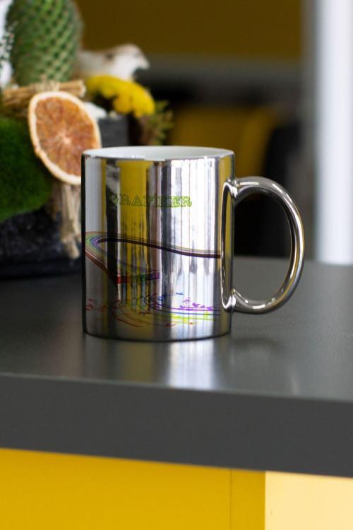 Grafiker Gümüş Kupa Bardak