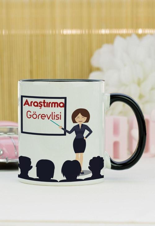 Araştırma Görevlisi Kupa Bardak Siyah