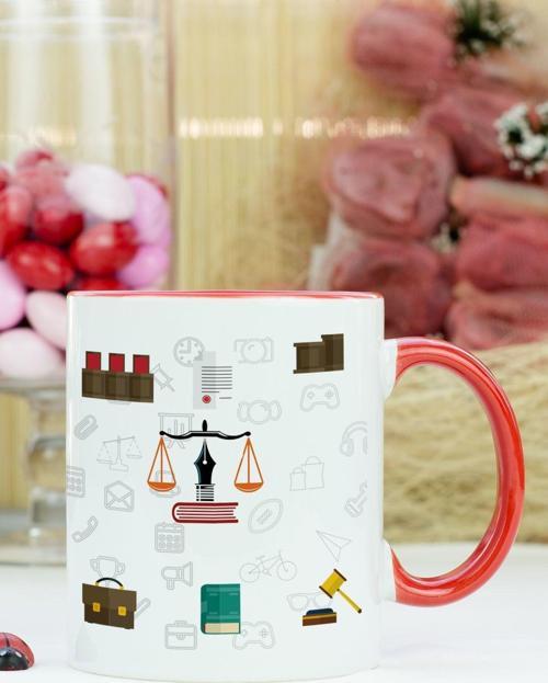 Avukat Kupa Bardak Kırmızı