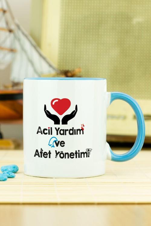 Acil Yardım Ve Afet Yönetimi Kupa Bardak Mavi
