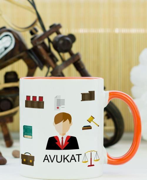 Avukat Kupa Bardak Turuncu