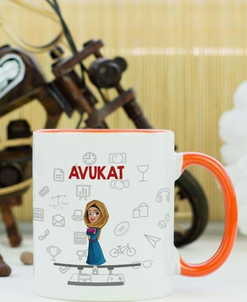 Avukat Kupa Bardak Turuncu