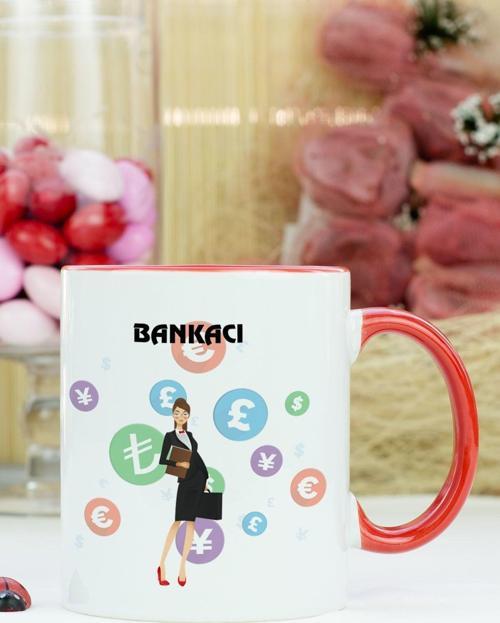 Bankacı Kupa Bardak Kırmızı