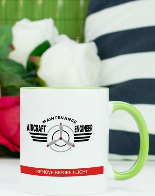 Aircraft Maintenance Engineer Kupa Bardak Yeşil