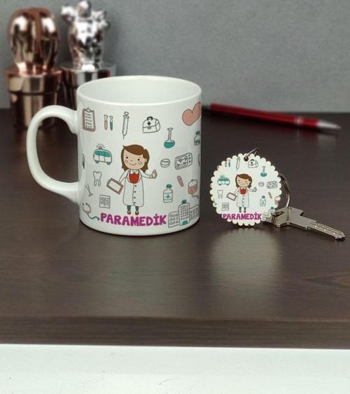 Paramedik Kupa Bardak Ve Anahtarlık Set