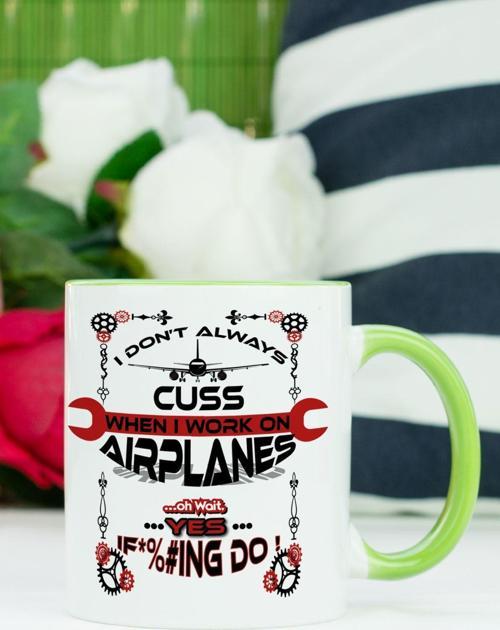 Airplanes Kupa Bardak Yeşil