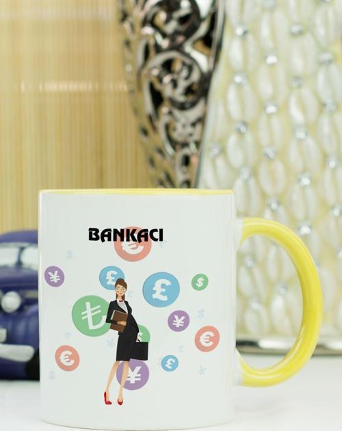 Bankacı Kupa Bardak Sarı