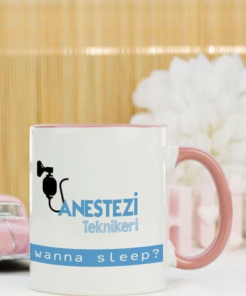 Anestezi Teknikeri Kupa Bardak Pembe