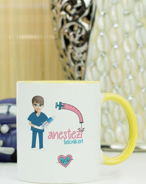 Anestezi Teknikeri Kupa Bardak Sarı