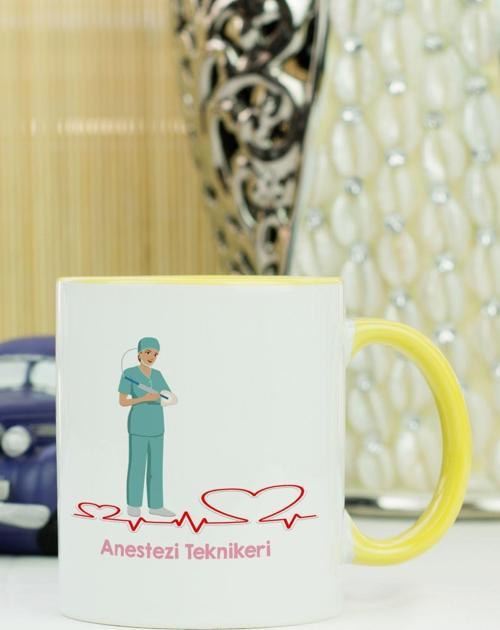 Anestezi Teknikeri Kupa Bardak Sarı