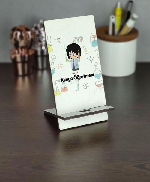 Kimya Öğretmeni Telefon Standı