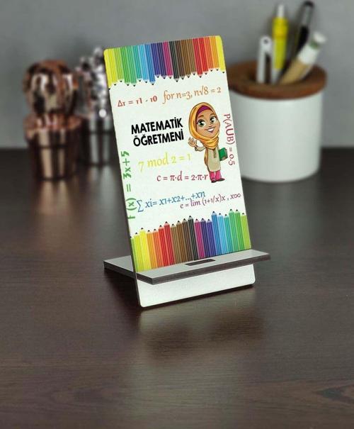 Matematik Öğretmeni Telefon Standı