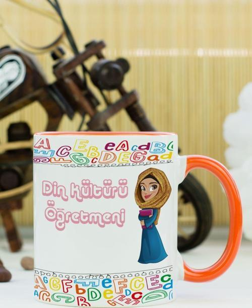 Din Kültürü Öğretmeni Kupa Bardak Turuncu