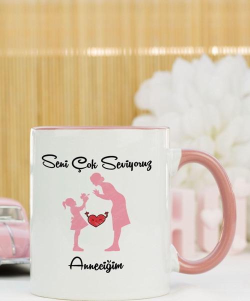Anneler Günü Hediyesi Kupa Bardak Pembe