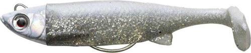 3d Tpe Minnow Jig 42gr 13cm White Glit