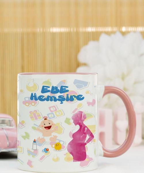 Ebe Hemşire Kupa Bardak Pembe