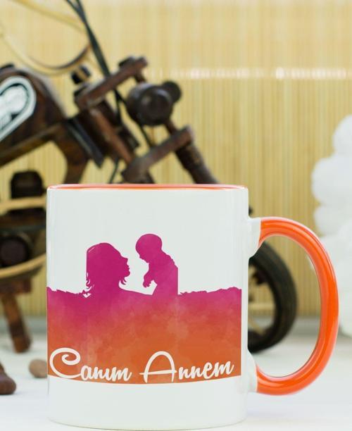 Canım Annem Kupa Bardak Turuncu