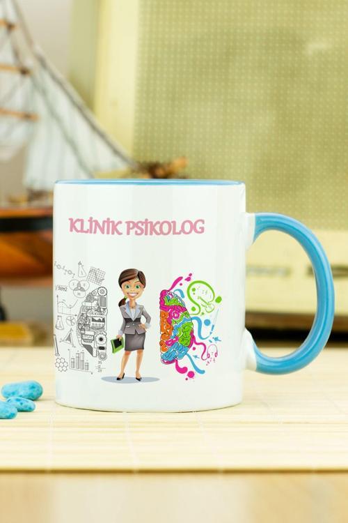 Klinik Psiolog Kupa Bardak Mavi