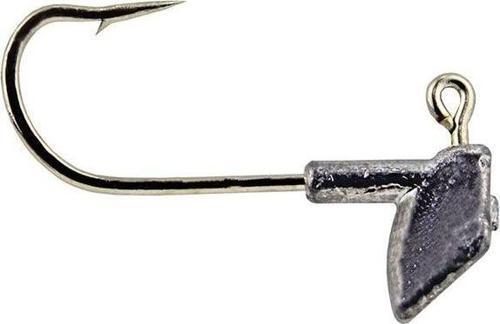 1/0 3gr Nickel Shrimp Jighead 2 Li Pkt