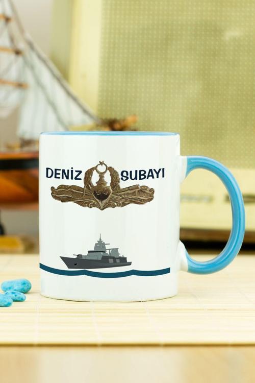 Deniz Subayı Kupa Bardak Mavi