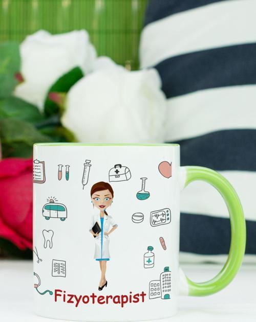 Fizyoterapist Kupa Bardak Yeşil