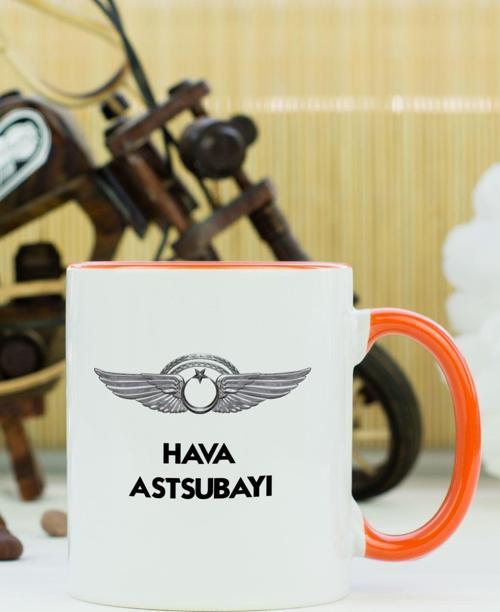 Hava Astsubayı Kupa Bardak Turuncu