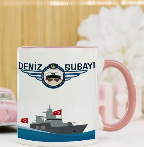Deniz Subayı Kupa Bardak Pembe