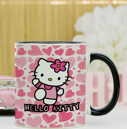 Hello Kitty Kupa Bardak Siyah