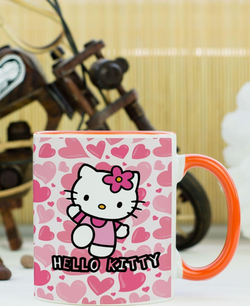 Hello Kitty Kupa Bardak Turuncu