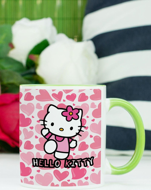 Hello Kitty Kupa Bardak Yeşil