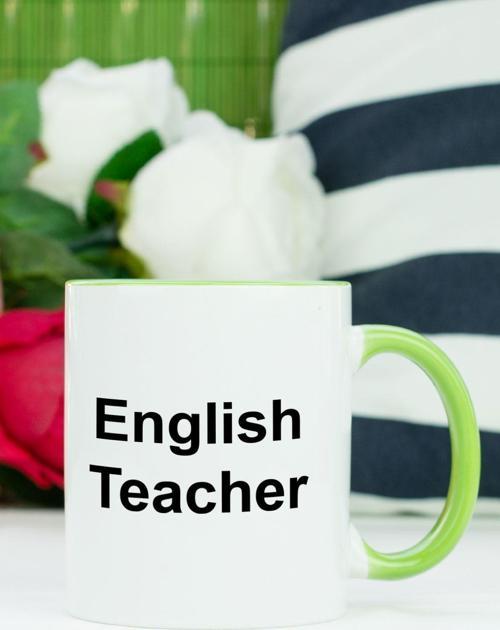 English Teacher Kupa Bardak Yeşil
