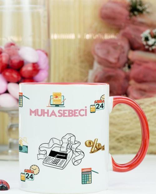 Muhasebeci Kupa Bardak Kırmızı